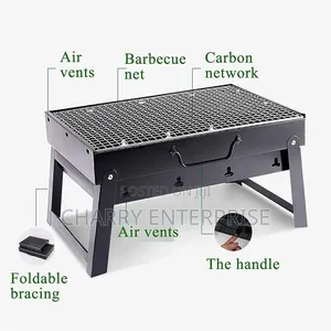 Portable Berbeque Charcoal Grill for Home Use or Outdoor