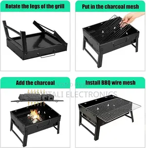 Jiko La Mkaa La Kukunja (Portable BBQ Grill) –