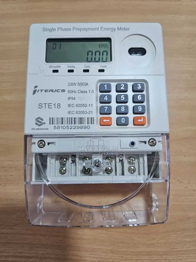 Electric Prepaid Submeter With Token System