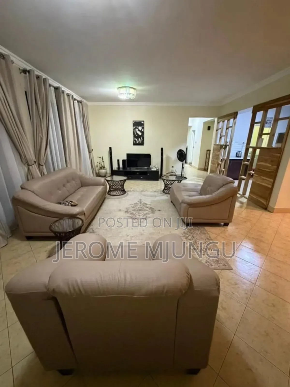 Furnished 3bdrm Apartment in Upanga East for rent