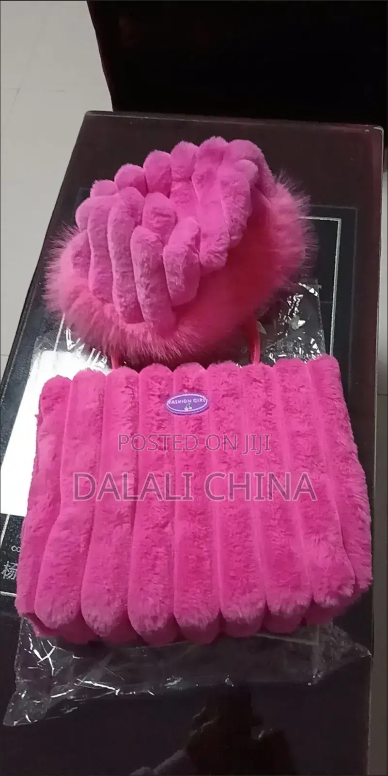 New Wrinkled Desgn Set(hat Bag)