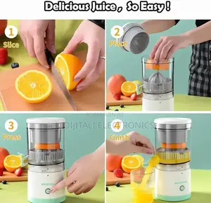 Mashine Ya Juisi Ya Umeme Ya Betri / USB Electric Citrus Juicer