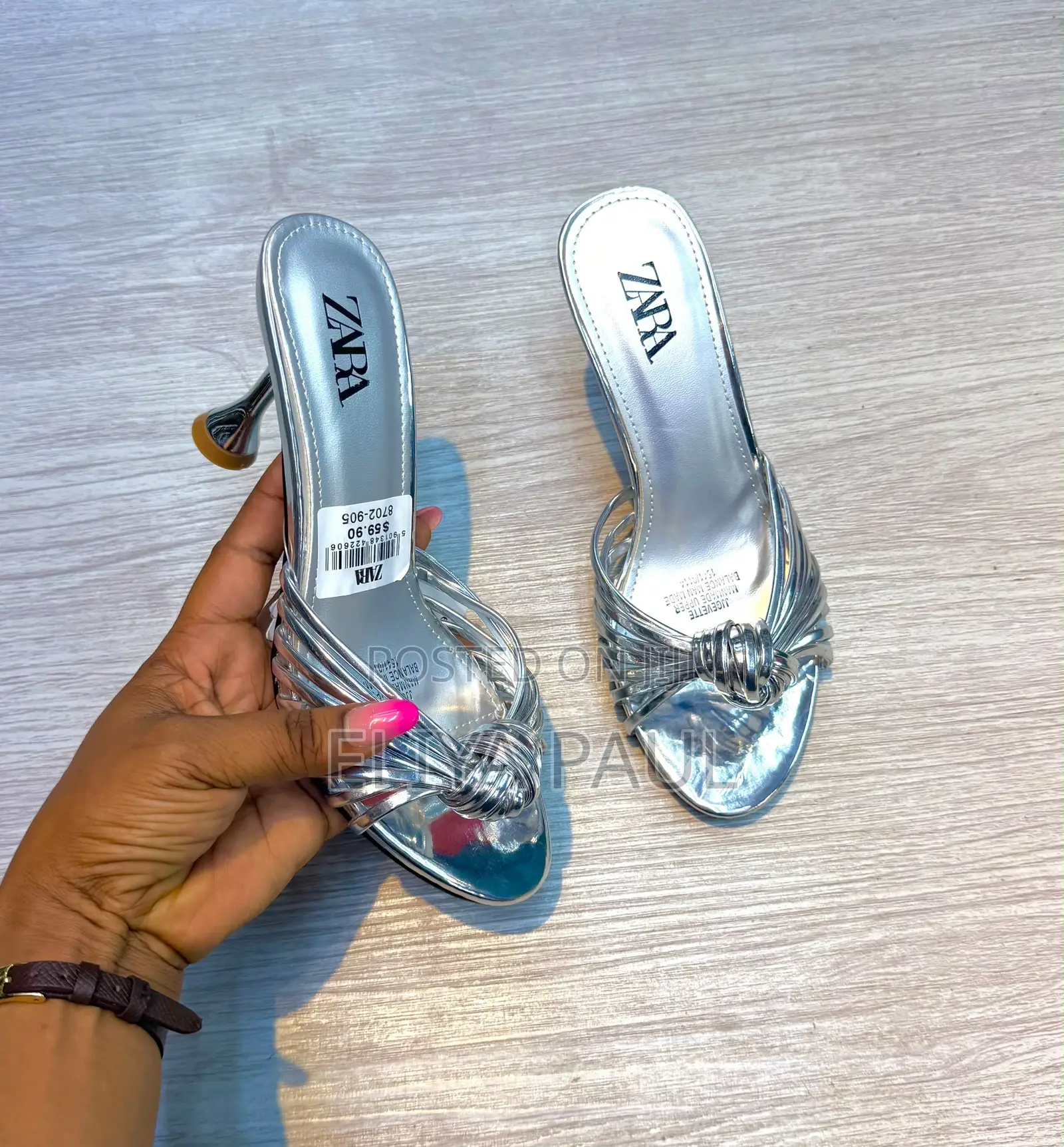 Zara Knotted Heeled Mules
