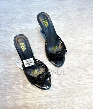 Zara Knotted Heeled Mules