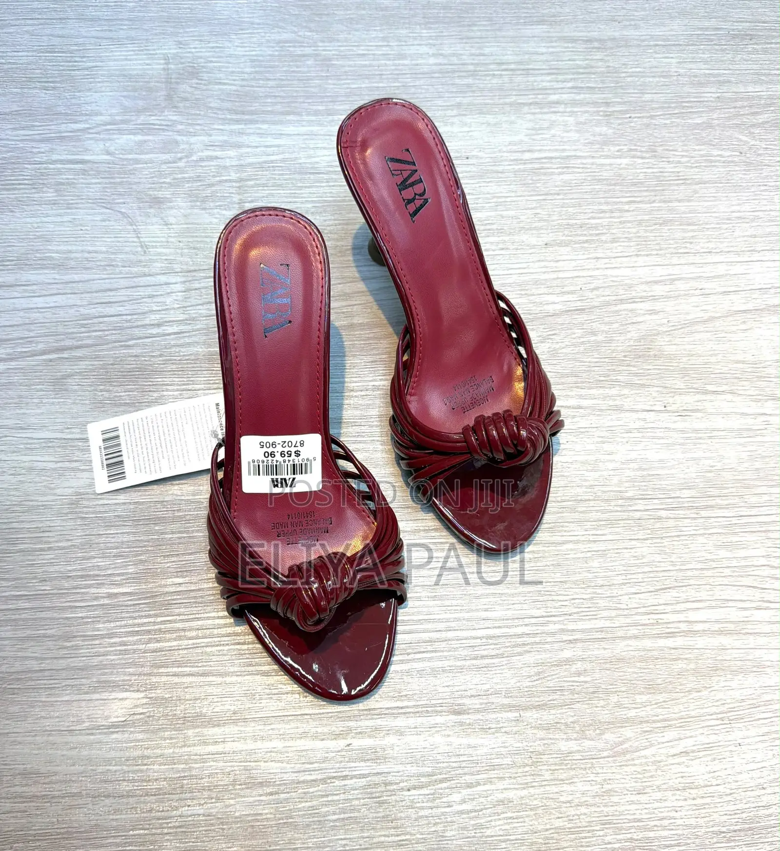 Zara Knotted Heeled Mules