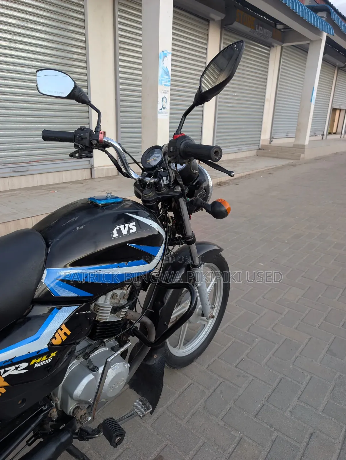 TVS HLX 125 2025 Black