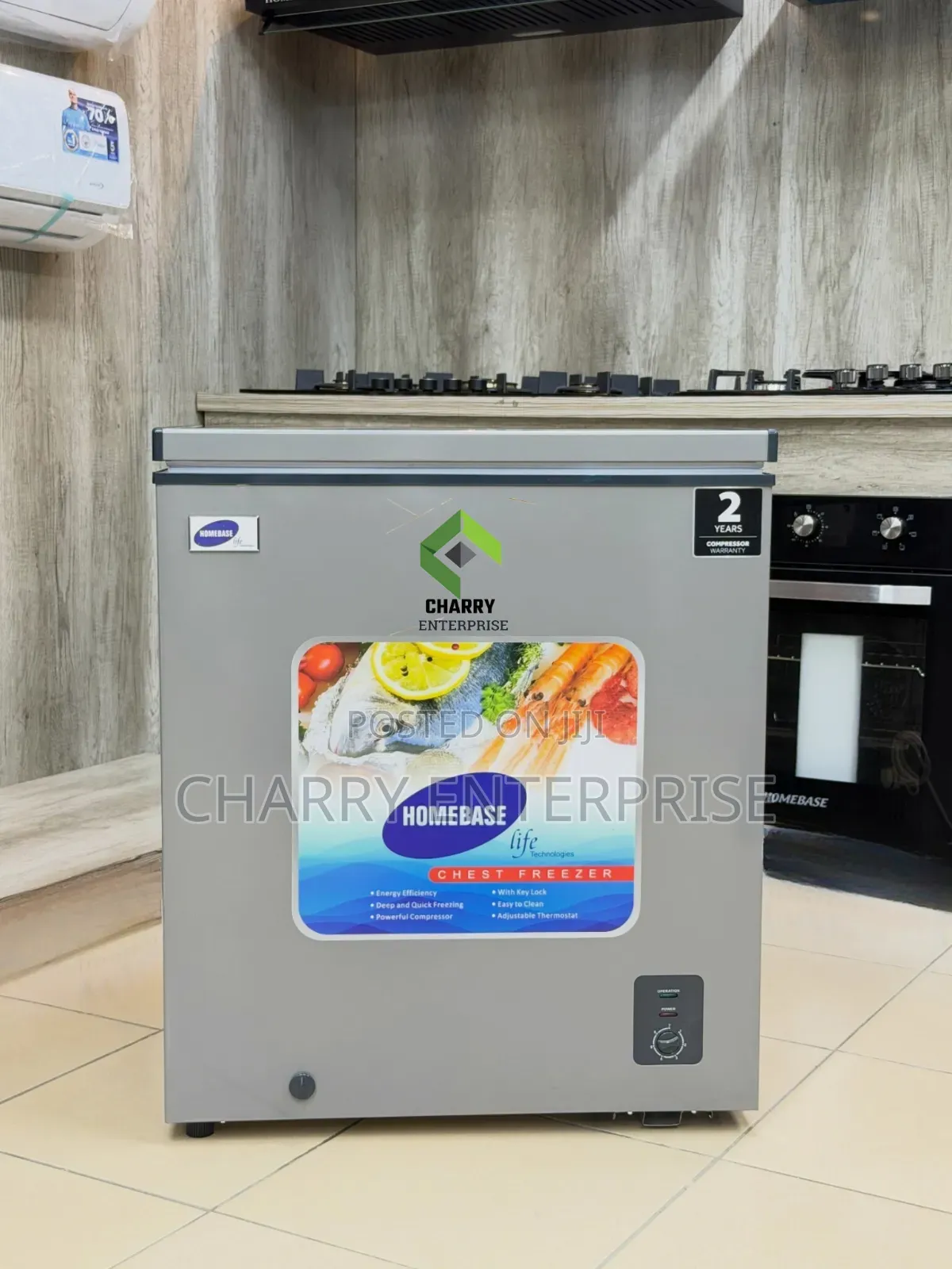 HOMEBASE Chest Freezer With 150 Litres