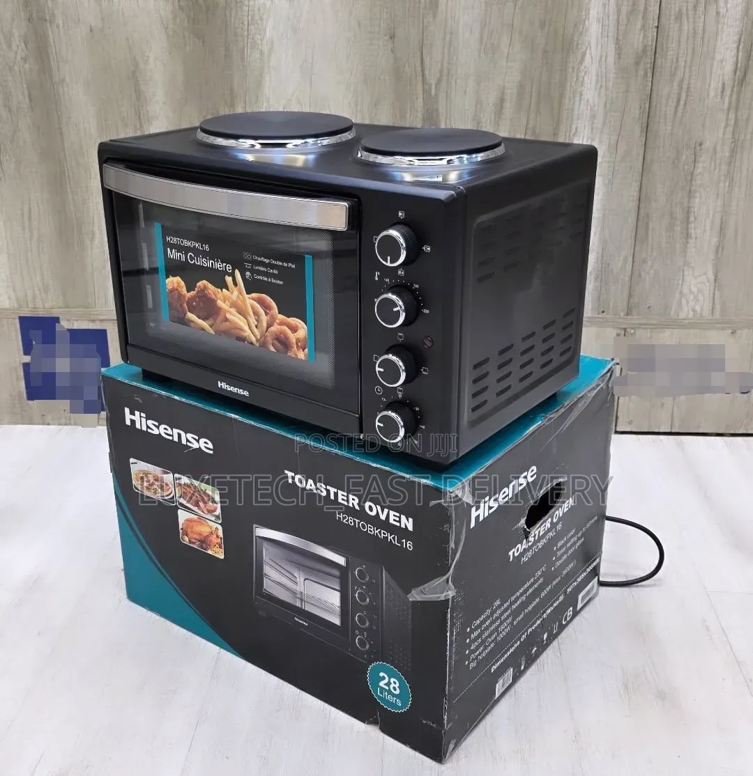 Hisense Oven 28 Litres With 2 Hotplates