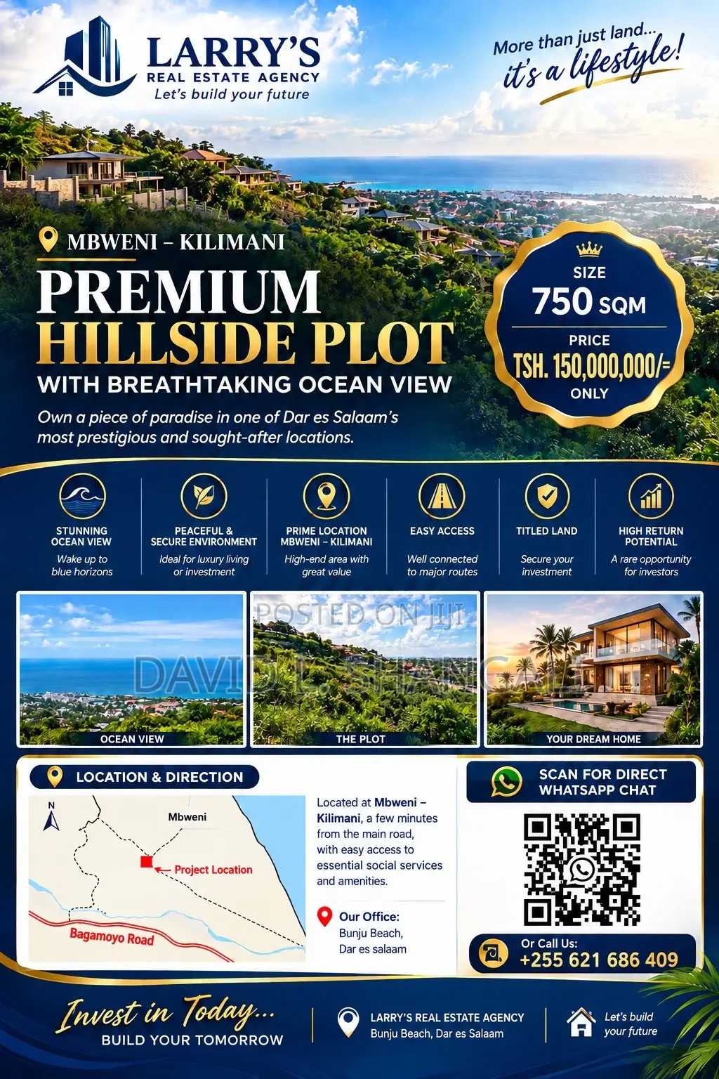 Plot of Land for Sale at Mbweni - Kilimani