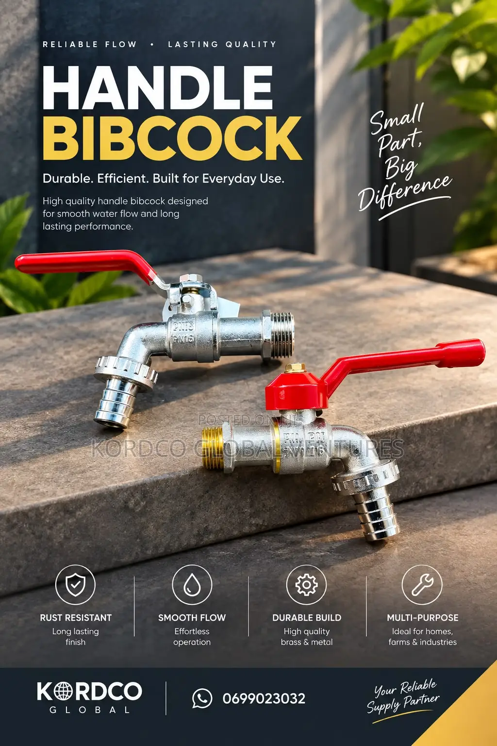 Handle Bibcock 1/2 "