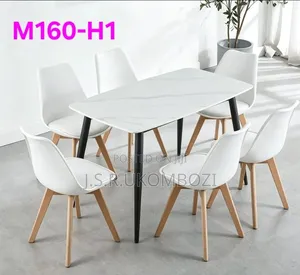 Modern Dinning Table Full Set 6 Chair
