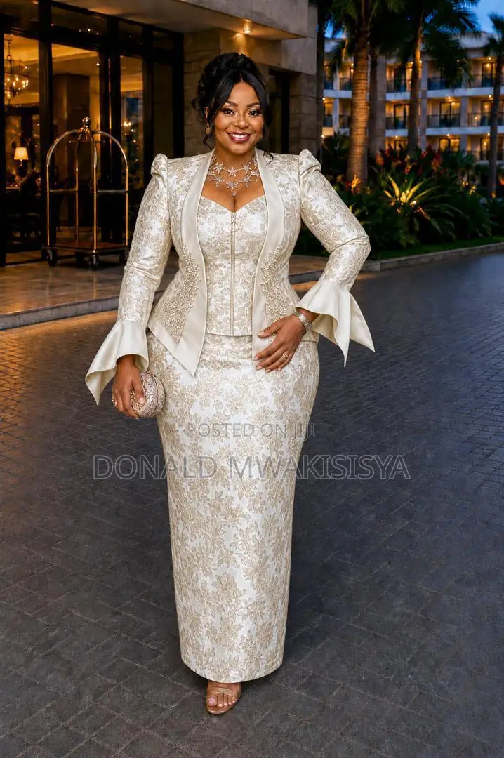 2pcs Damask Luxury Set - Skirt + Top