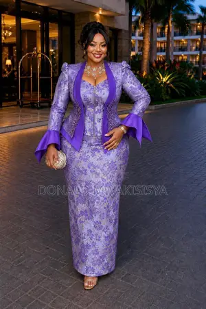 2pcs Damask Luxury Set - Skirt + Top