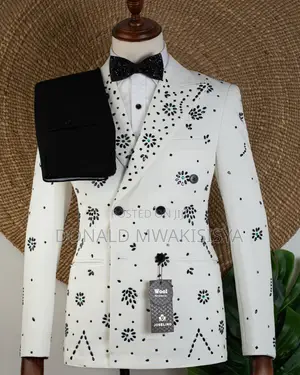 White Stoned Suit - Joselino - White Edition