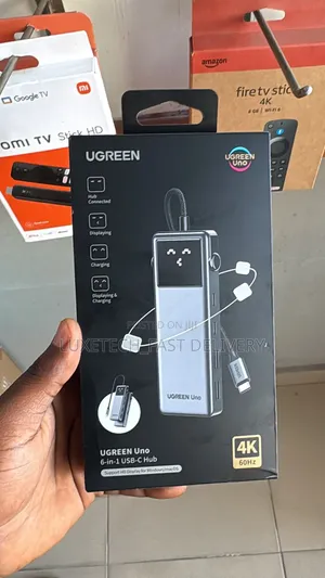 UGREEN Uno 6-in-1 USB-C Hub Multiport Adapter