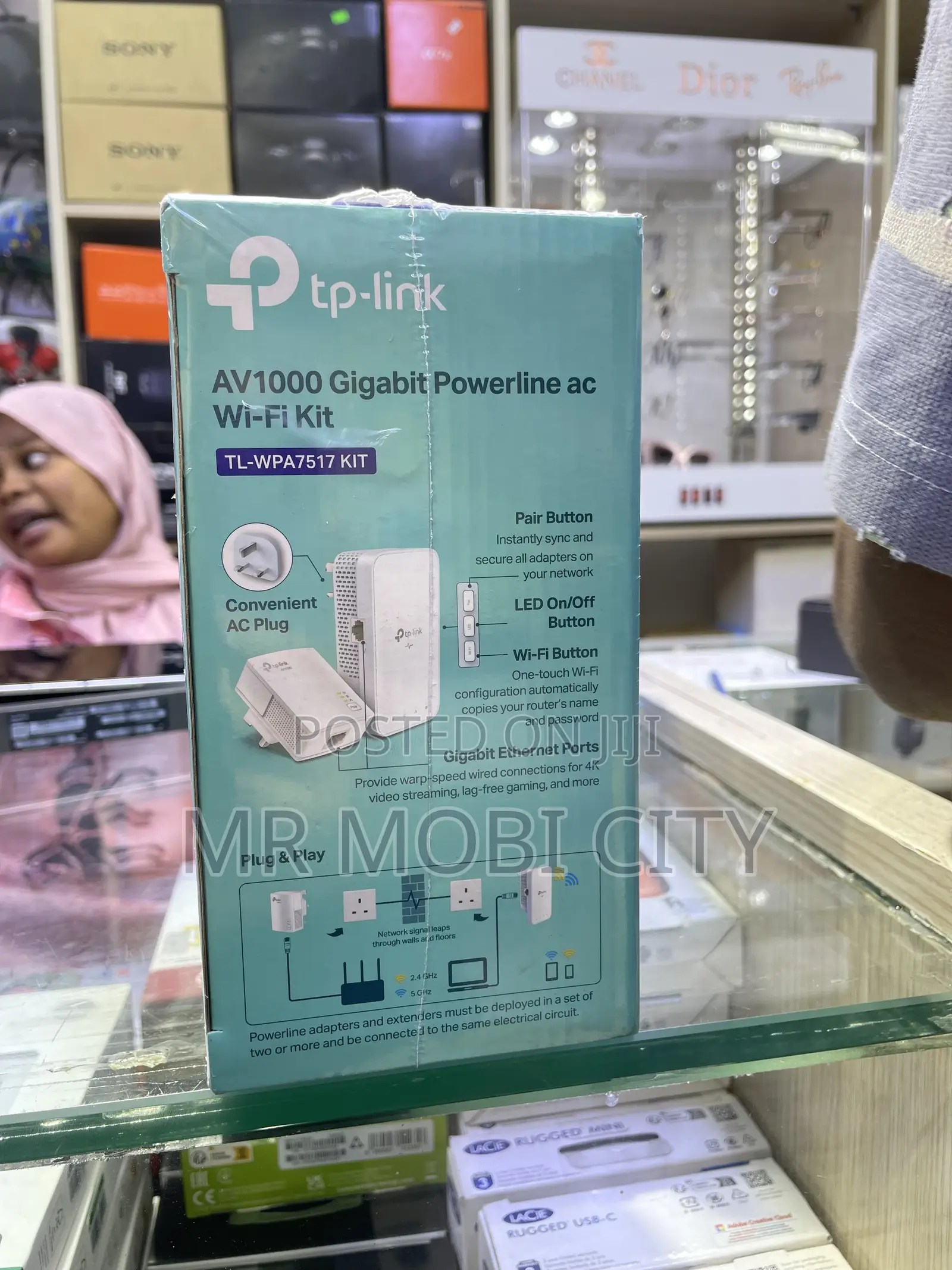 TP-Link AV1000 Gigabit Powerline AC Wi-Fi Kit