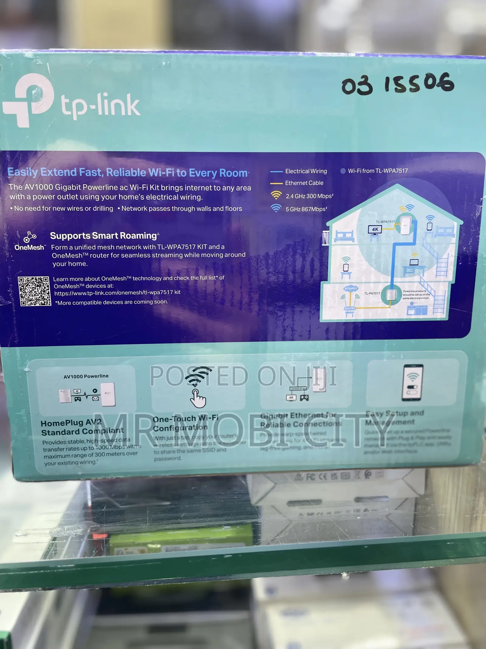TP-Link AV1000 Gigabit Powerline AC Wi-Fi Kit