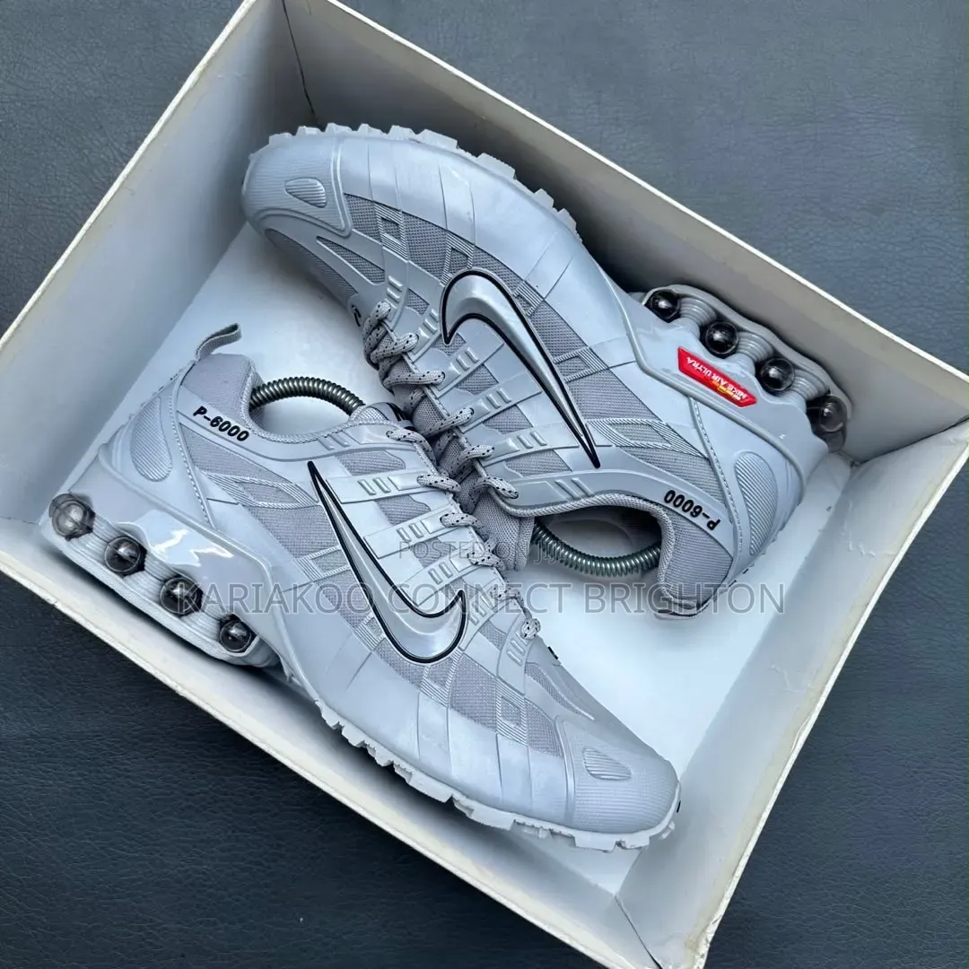 Grey P-6000 Sneakers With Air Cushion