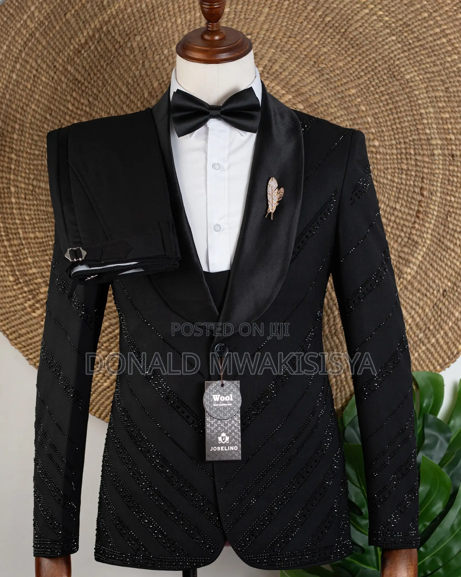 Black Stoned Tuxedo