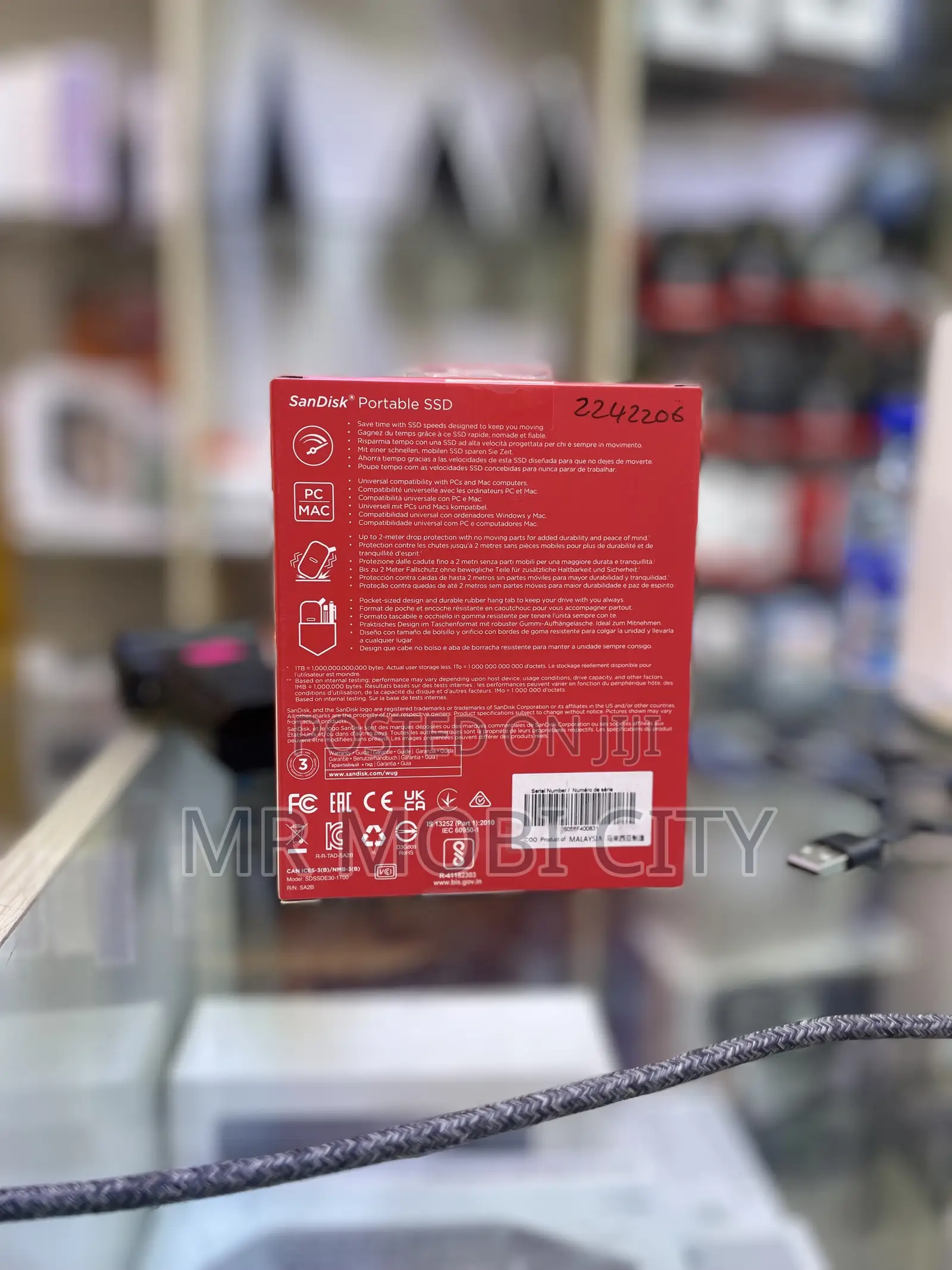 SanDisk Portable SSD 1TB (Up to 800 MB/s)