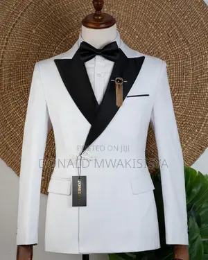 White Tuxedo Black Lapel - Joselino