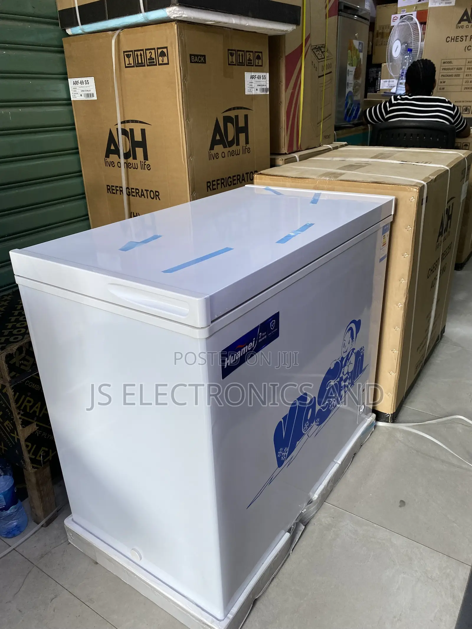 Vasin Freezer Single Door 200L Slide Door in Side