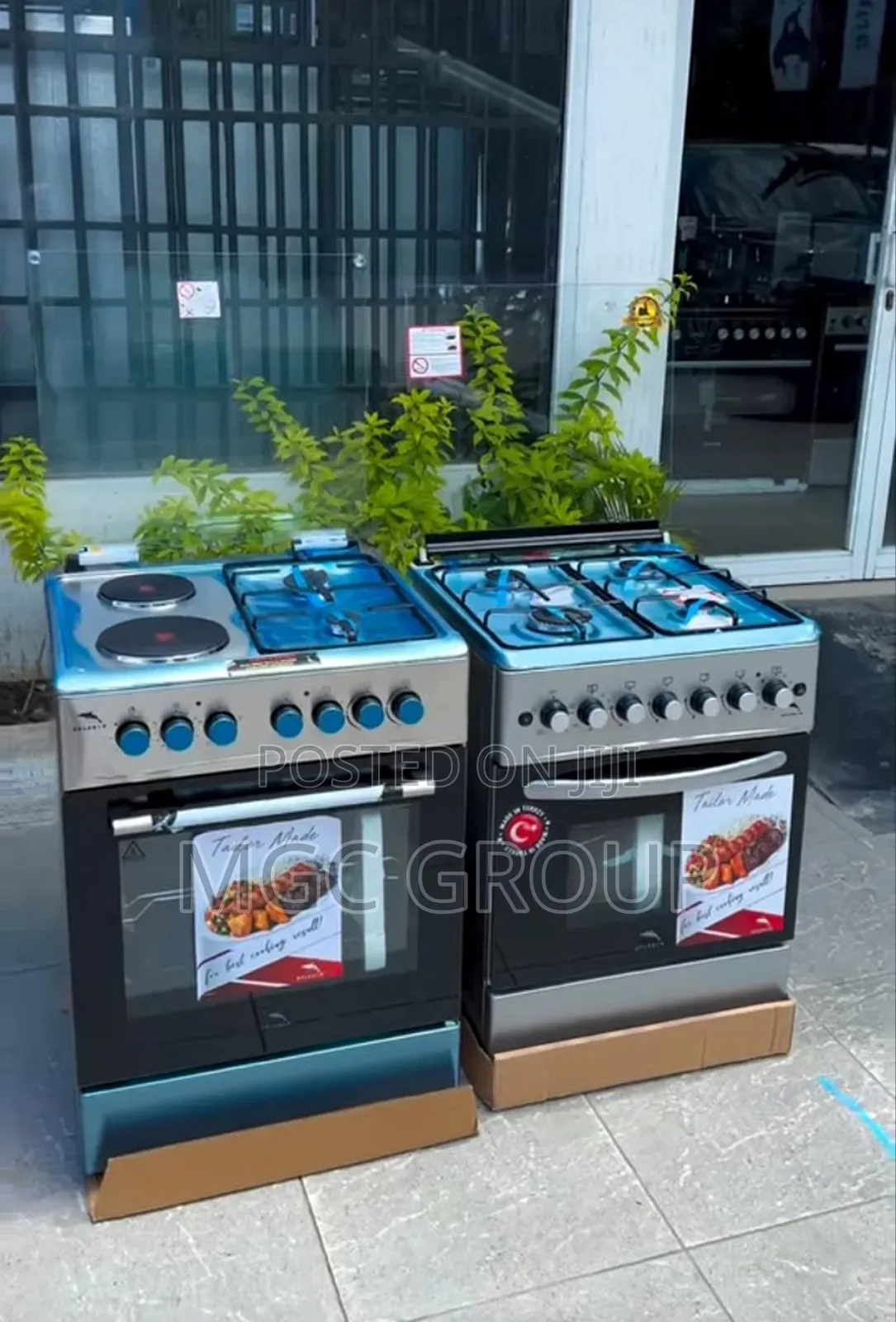 Dolphin 3-Gas + 1-Electric Standing Cooker