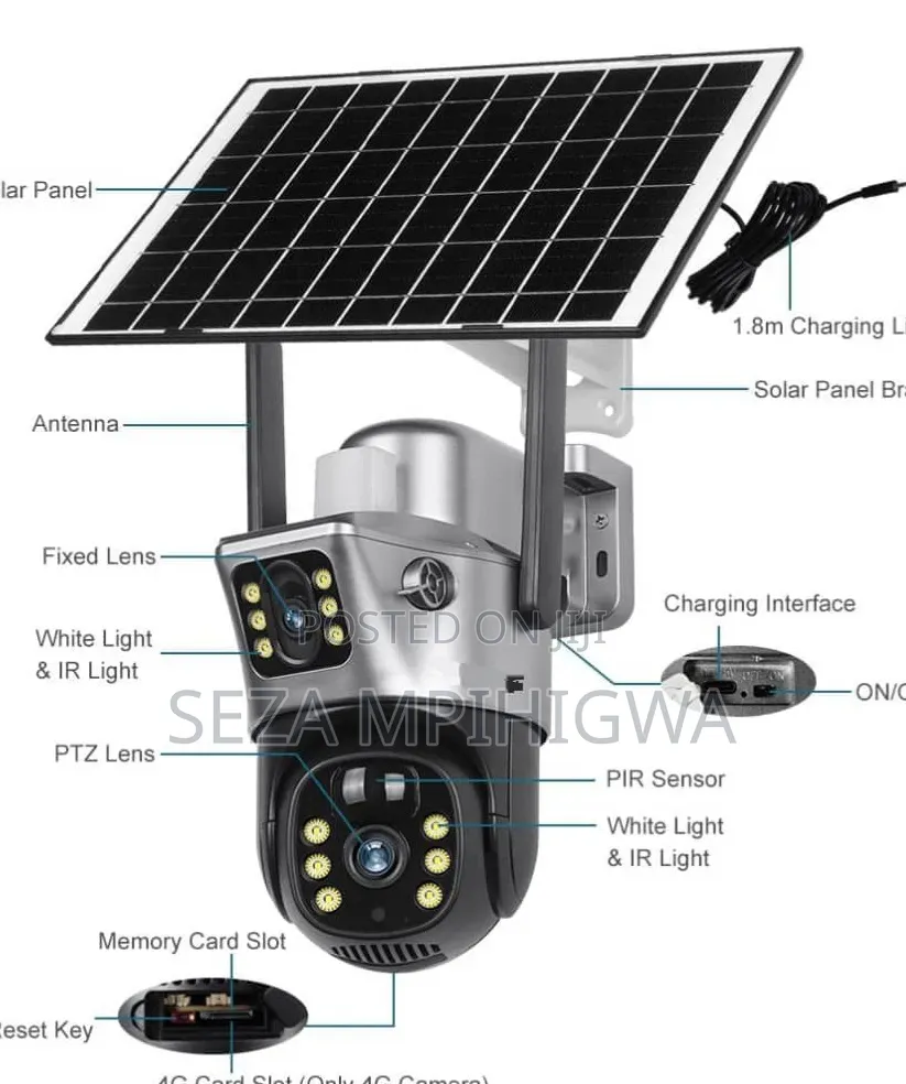 *Cctv Solar Camera