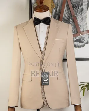 Khaki Plain and Stylish Suit