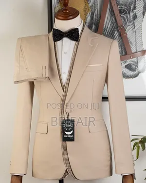 Khaki Plain and Stylish Suit