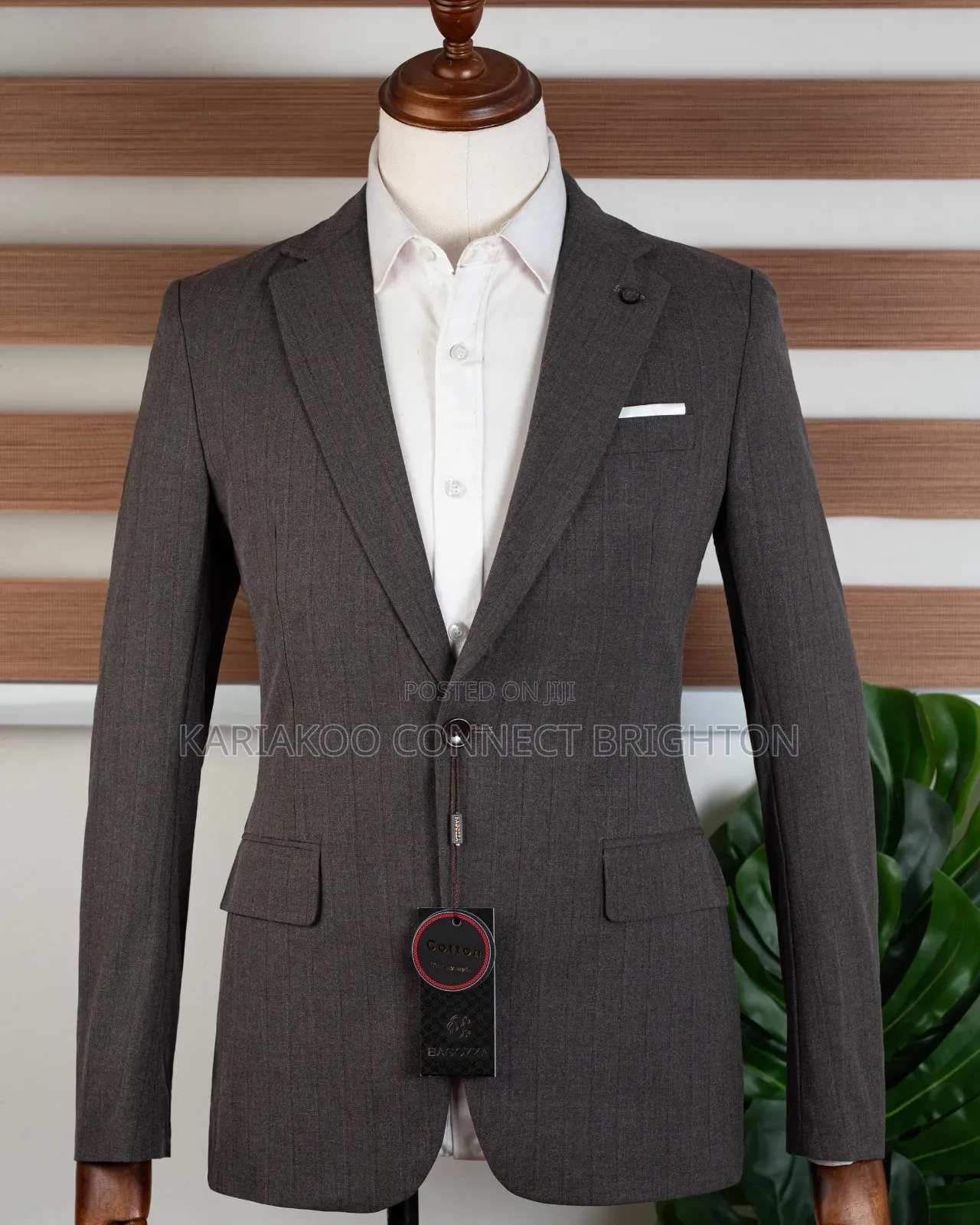 Striped Cotton Suit