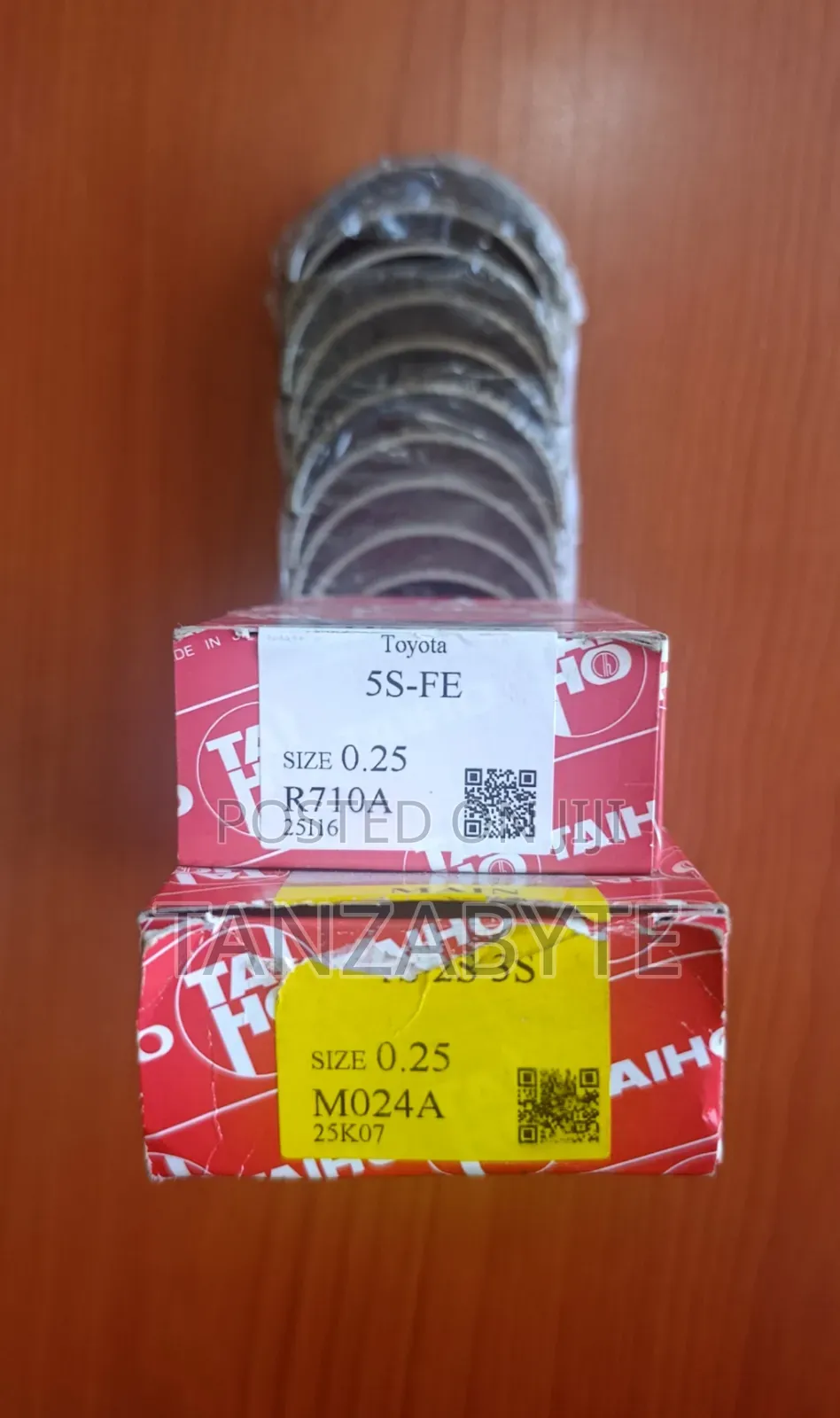 Main and Con Rod Bearing Size 25
