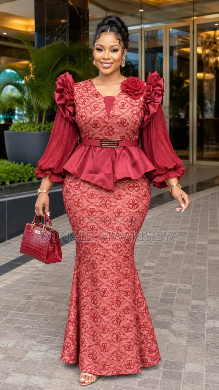 Luxury Turkey Lace Dress - 4 Colors