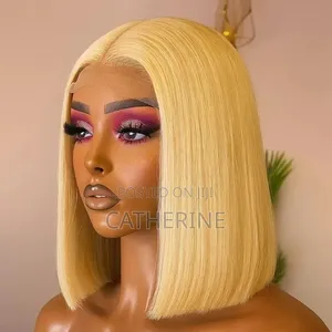 Bob Wig Semi Human Hair