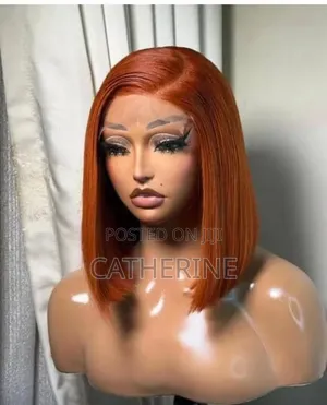Bob Wig Semi Human Hair
