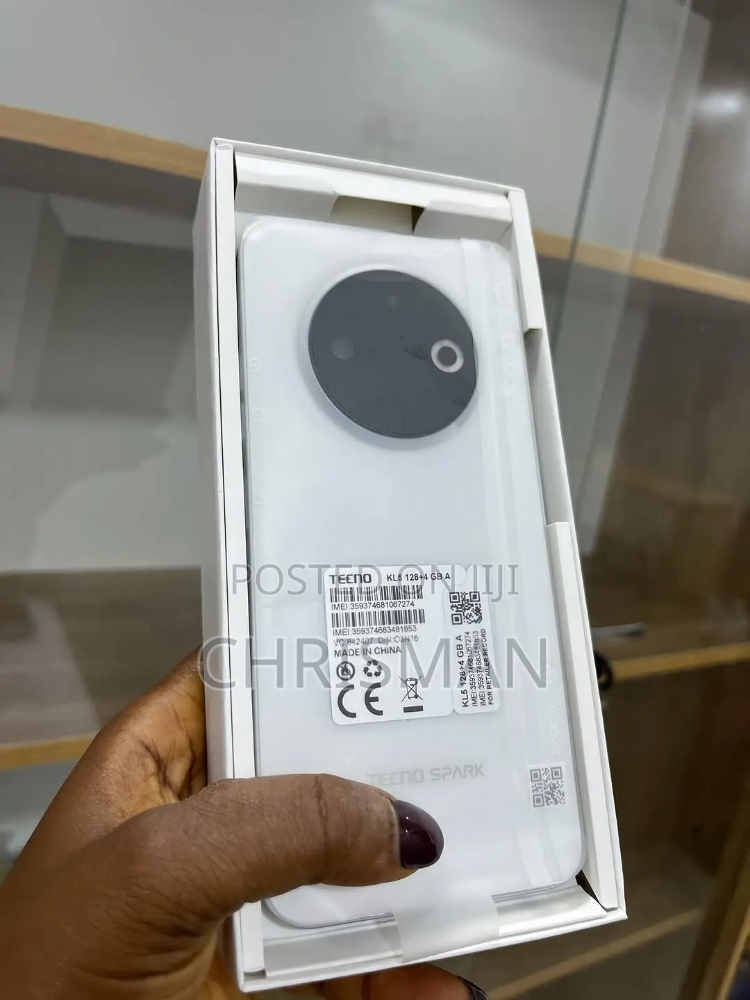 New Tecno Spark 30C 128 GB White
