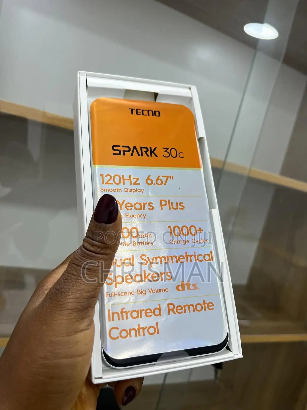 New Tecno Spark 30C 128 GB White