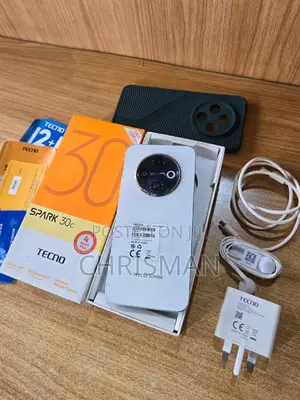 New Tecno Spark 30C 128 GB White