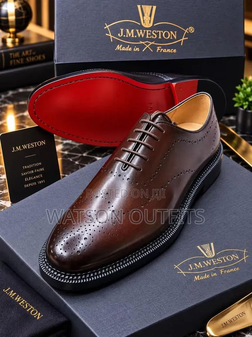 Men's Leather Shoes 2 Colours Brown and Black J.M.Weston