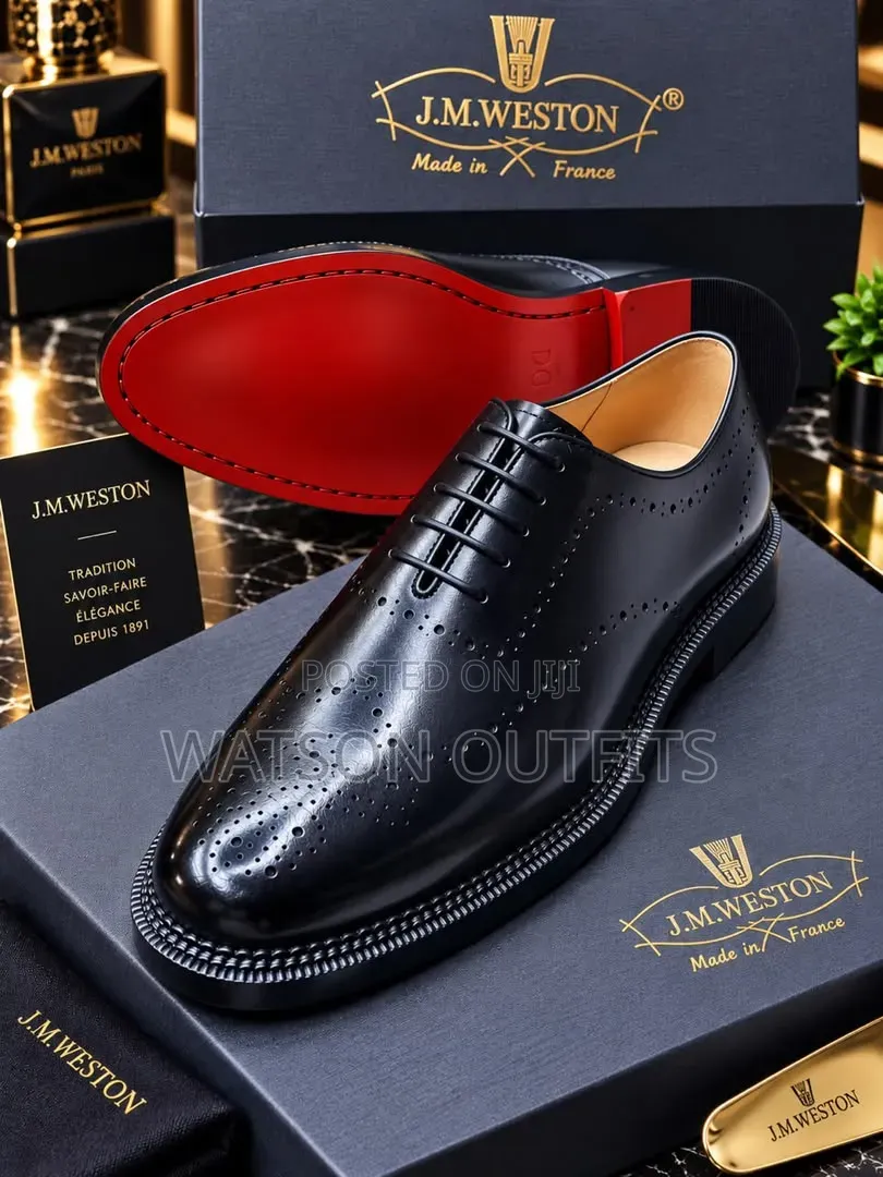Men's Leather Shoes 2 Colours Brown and Black J.M.Weston