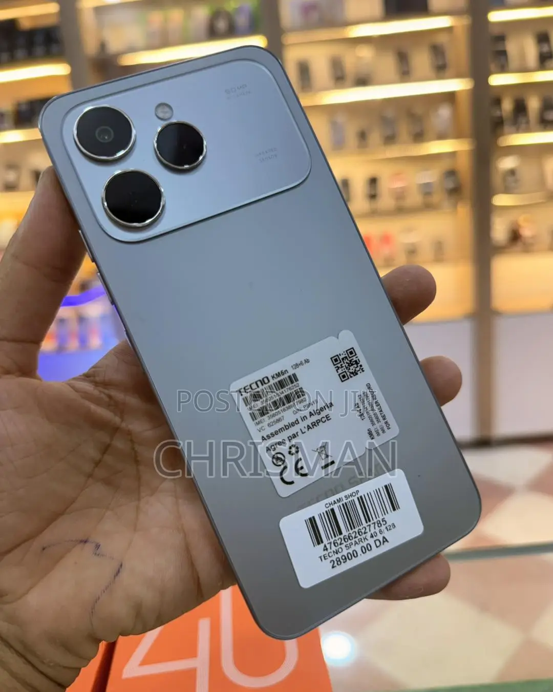 New Tecno Spark 40 256 GB Gray