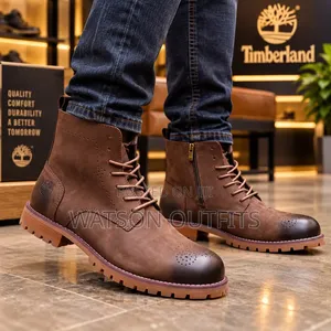 Men's Leather Shoes Buti Za 2 Colours Timberland Za Zipper