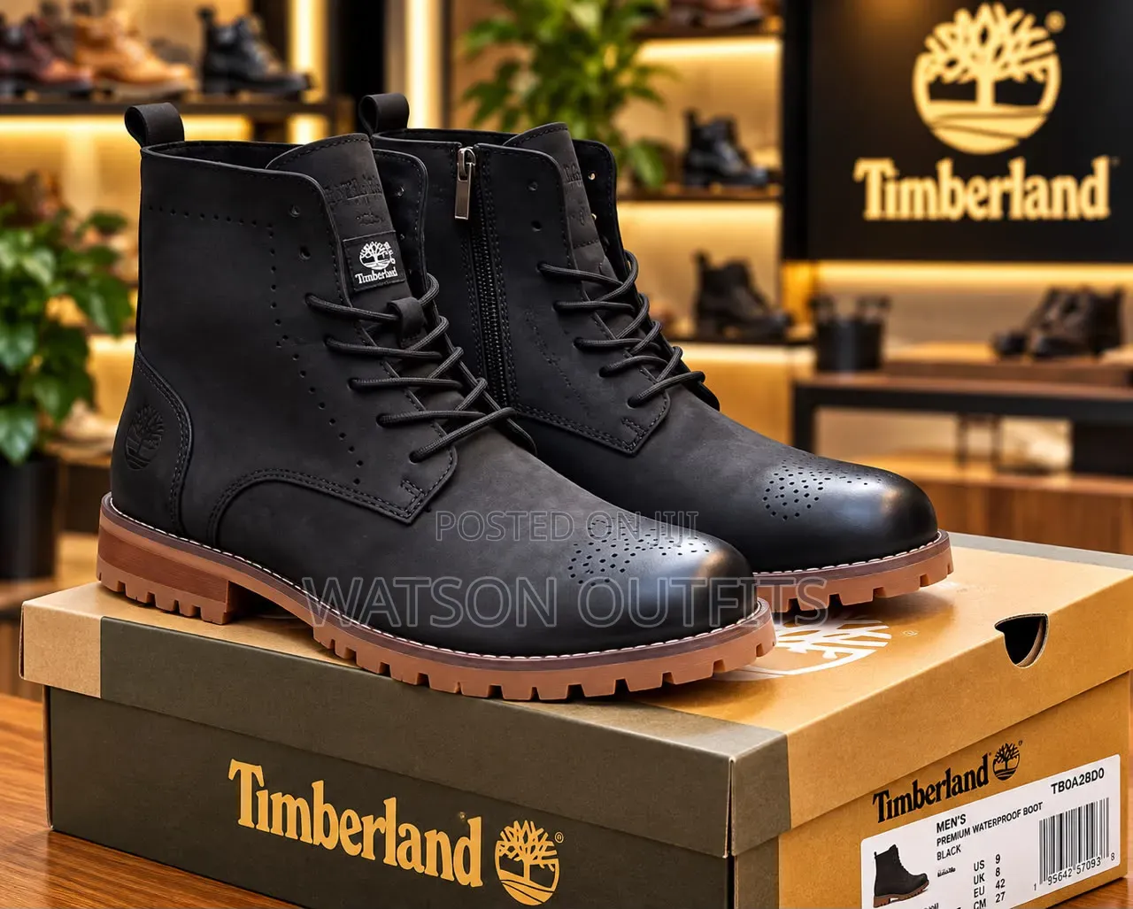 Men's Leather Shoes Buti Za 2 Colours Timberland Za Zipper