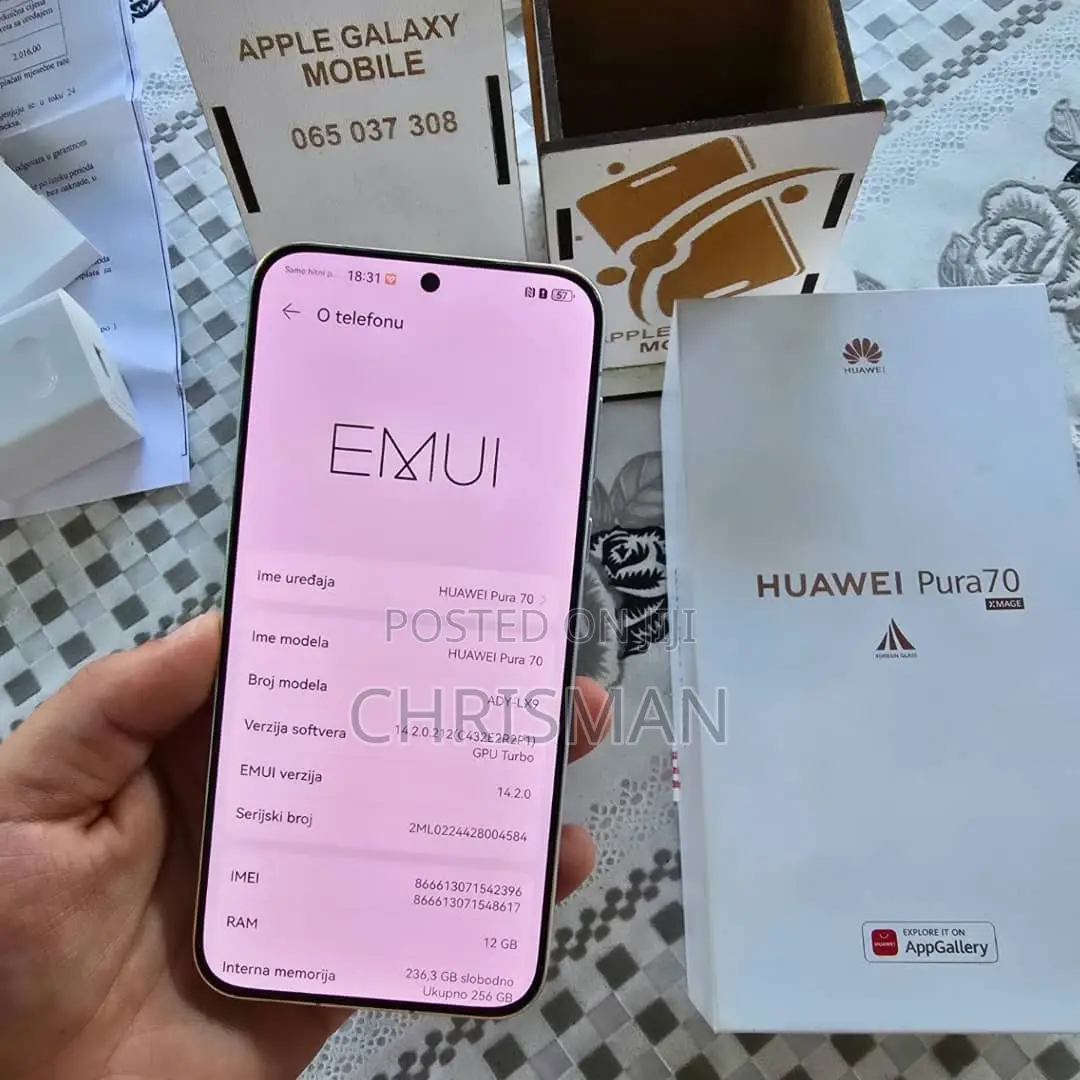 New Huawei Pura 70 512 GB White