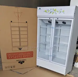Three River Showcase 650L Double Door Glass