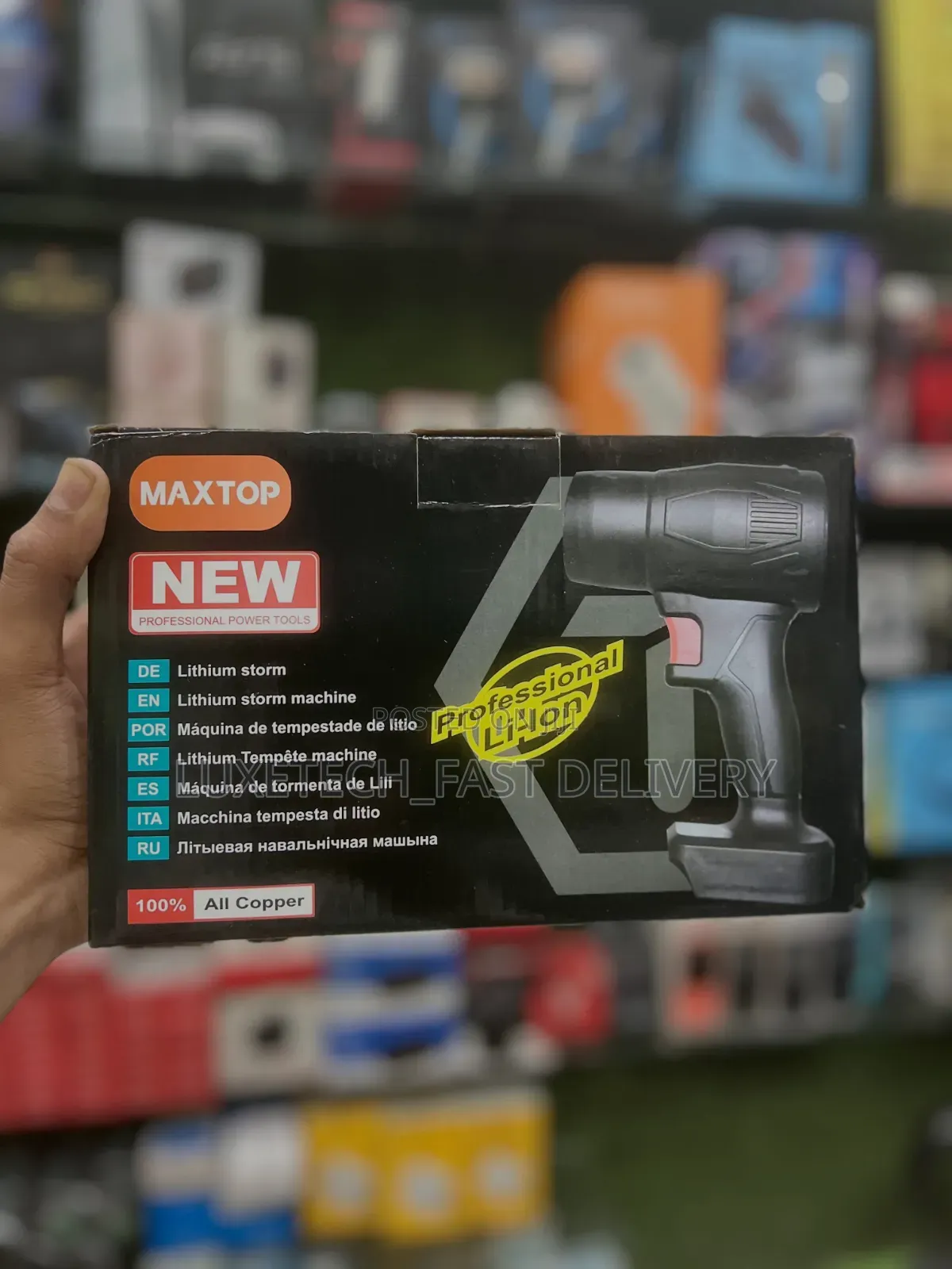 Lithium Storm Cordless Air Blower – Rechargeable Jet Dust Blower