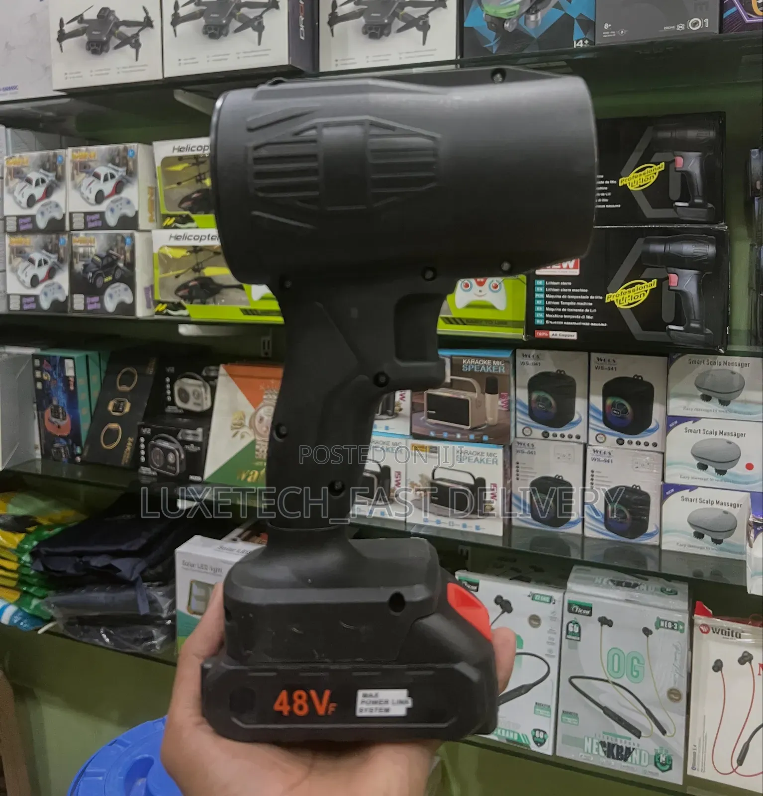 Lithium Storm Cordless Air Blower – Rechargeable Jet Dust Blower