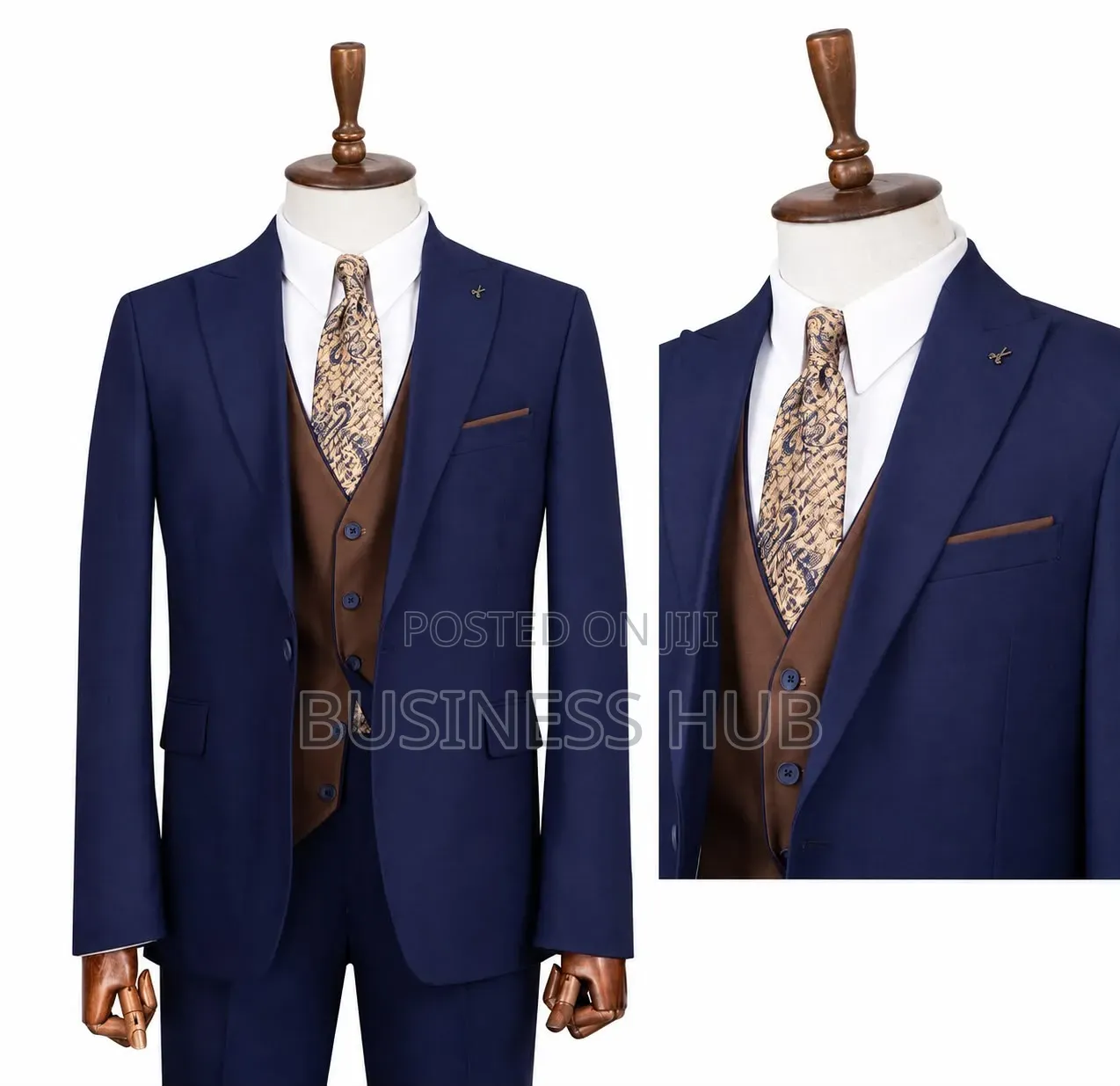 Brand Pin Stripe Fashion Suit