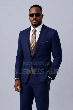 Brand Pin Stripe Fashion Suit