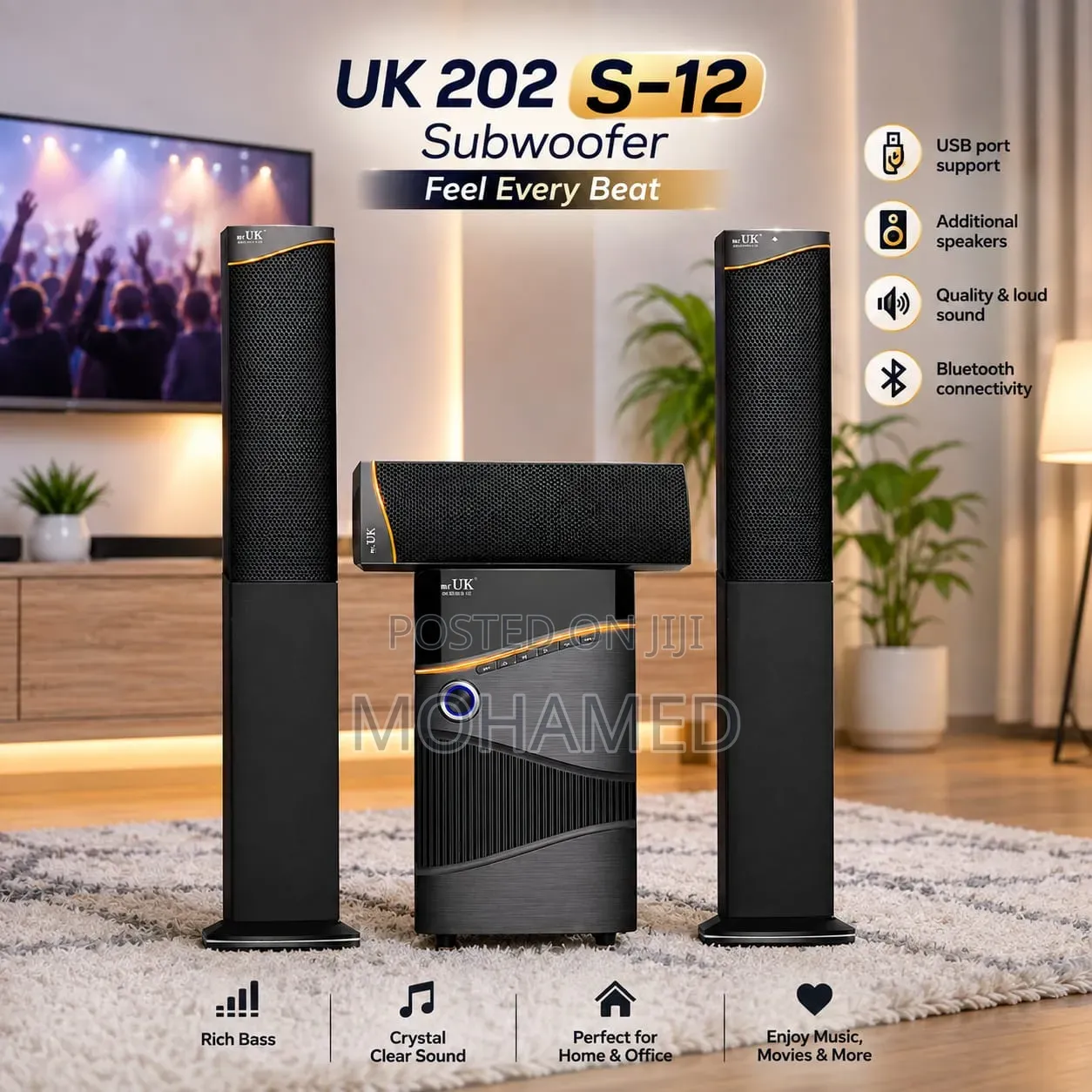  Mr Uk Subwoofer 3.1 Channel